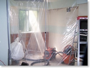 containment barriers for mould removal